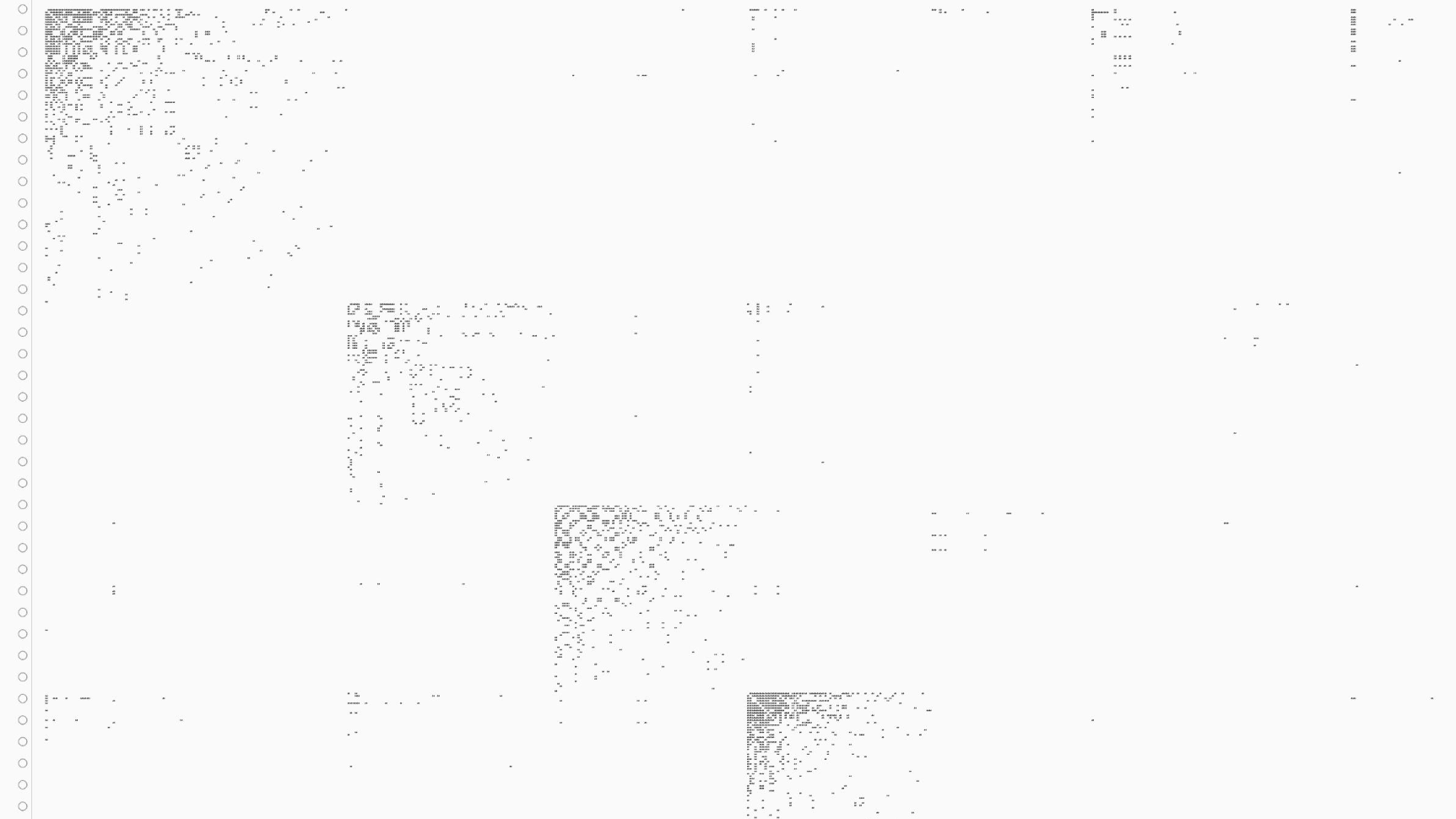 Adjacency matrix of the competition network, sorted to reveal block structure